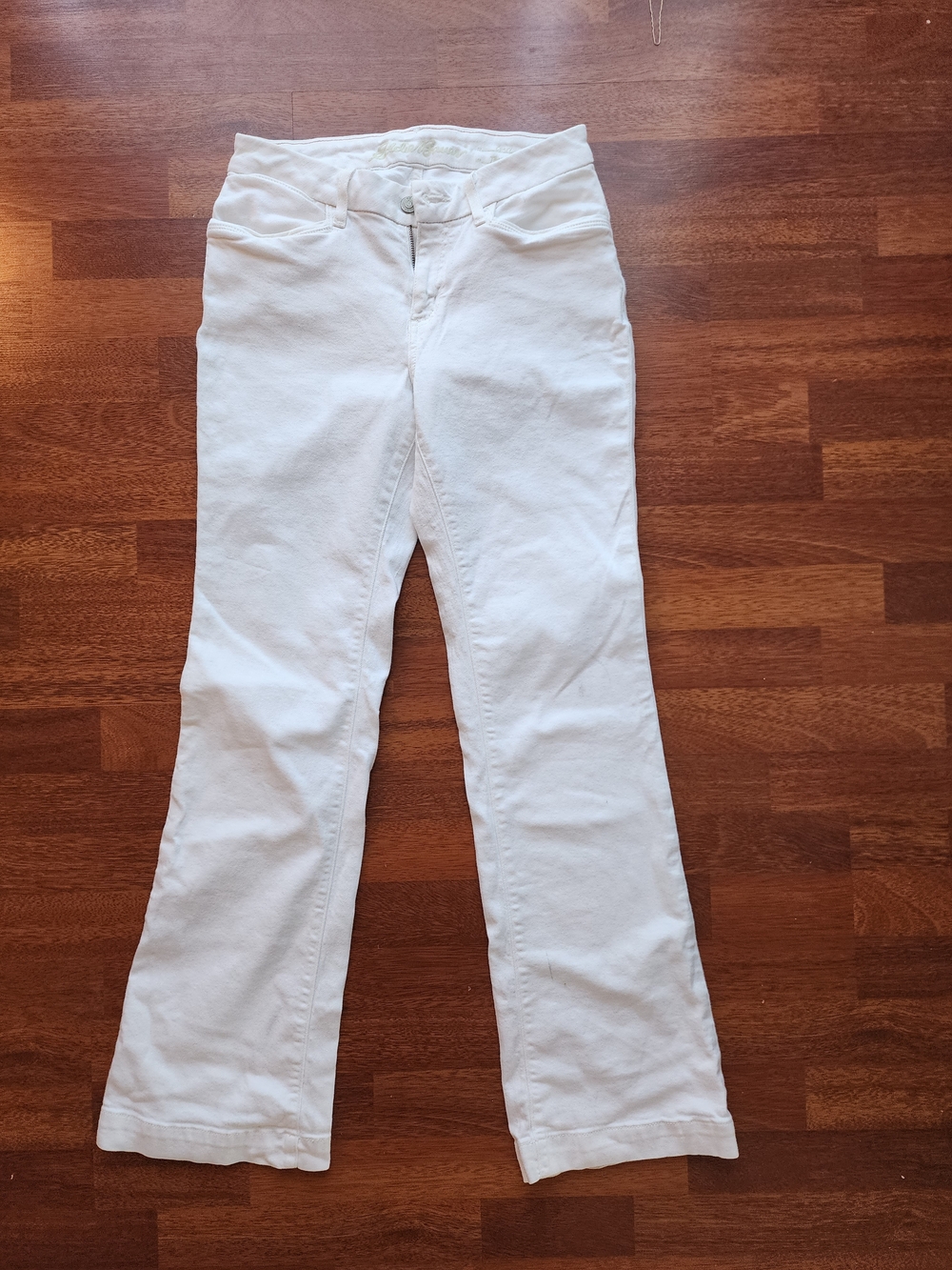 Eddie Bauer Off-White Cotton Denim Jeans